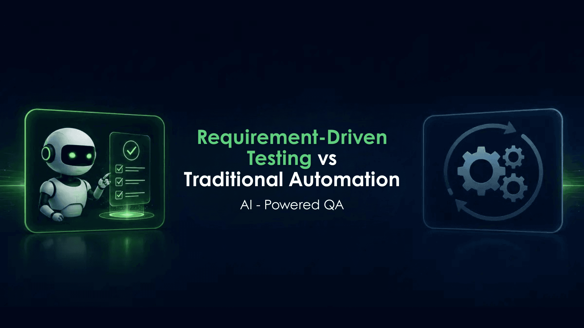 requirement driven autonomous testing form
